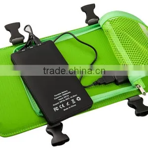Solar Bicycle Charger Bag, Solar Charger Backpack With 6.5 Watts Solar Panel,green Solar Backpack,solar Hydration Backpack thumbnail-4