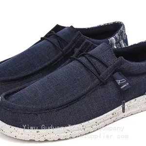 Spring Autumn Fashion Loafers Shoes Men Classic High Quality Denim Comfortable Drive Boat Shoes thumbnail-2