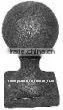WH-4108 Strong Ball Top Decorative Cast Iron Post Caps thumbnail-1