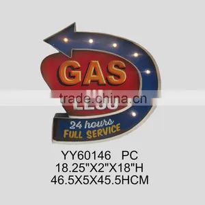 LED METAL DECOR-AUTO RETOR DECOR-GAS BAR DECOR thumbnail-2