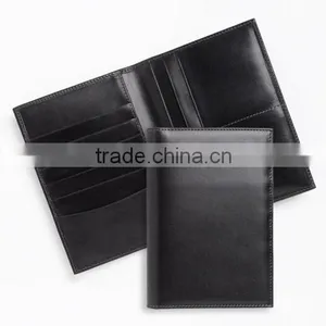 Spacious Structure Multiple Card Slots Passpord Case Stitching Leather Passport Case Slip Leather Passport Holder thumbnail-1