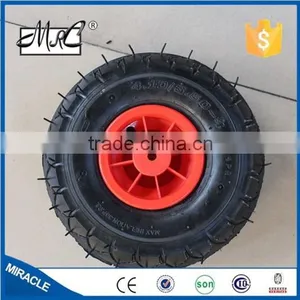 High Quality 3.50-4 4pr Rubber Wheel With Plastic Rim thumbnail-4