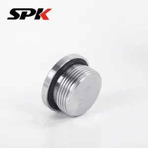 Pabo Fluid Hydraulic Fitting, 304 Stainless Steel Pipe Plug/Oil Plug With Gasket Seal, Hexagon Socket Plug (4BN, 4MN) thumbnail-4