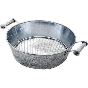 China Supplier 12 Inch Dutch Weave Sieves for Pharmaceutical Fine Sieving 316L Steel Grade Sand and Soil Sieves thumbnail-4