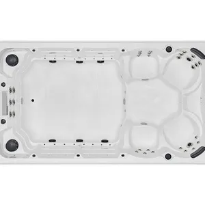 High Quality Traditional Design Garden Acrylic Vortex Mini Swimming Pool Intelligent Control System thumbnail-3