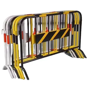 6ft Hot Sale Security Portable Steel Construction Safety Barriers and Concert Crowd Control Barricade thumbnail-1