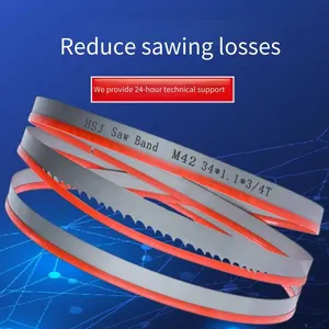 High - Speed Steel and High - Speed Tool Steel Bimetal Band Saw Blade for Cutting Iron Rods, 3920*34, Used for Band Sawing Machines, Durable and Tensile - Resistant thumbnail-2