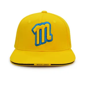 DEM Hats and Caps Factory Custom Snapback Caps With Embroidery Logo OEM 6 Panel Plain Baseball Hat Vintage Hip Hop Cap for Men thumbnail-2