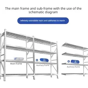 Rustproof Commercial 201 Stainless Steel Kitchen Rack | 4-Layer Adjustable Food Storage Shelving Nearby-get it Tomorrow thumbnail-4