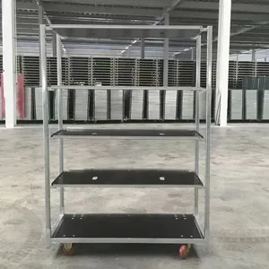 Commercial Garden Center Flower Cart Trolley Shop Nursery Center Mobile Flower Pot Display thumbnail-1