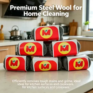 Steel Wool Discs Heavy Duty Abrasive Wire Wool For Rust Removal Paint Stripping thumbnail-1