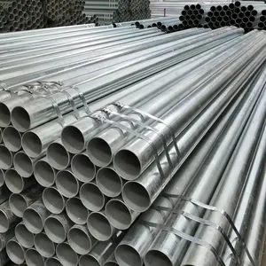 Steel Tube Hot Dipped Galvanized Gi Pipe for Greenhouse ERW Steel Welded 1mm Round Hollow Pipe 2 Inch Galvanized Pipe thumbnail-2