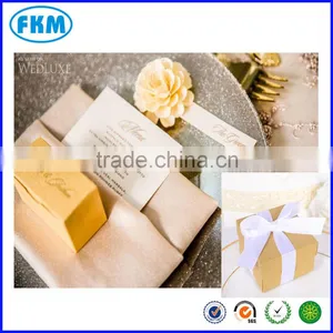 20xWedding Favors DIY Candy Cookie Gift Boxes Candy Box Chocolate Box W/Ribbon thumbnail-4