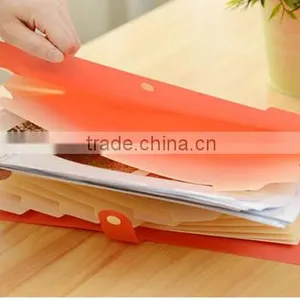 A4 Colorful Pvc Tab File Divider With Button and 8 Pockets Very Suitable for Personal Work thumbnail-4
