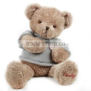 Teddy Bear Plush Toys With Uniform, Plush Toys China thumbnail-1