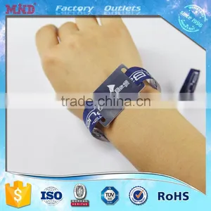 MDW54 New Years Custom Nfc Fabric Polyester Wristband thumbnail-3