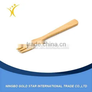 Hot Sale Food Grade Cutom Logo Wooden Fruit Fork thumbnail-1
