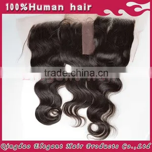 Cheap Silk Base Virgin Brazilian Human Hair Lace Frontal Piece thumbnail-1