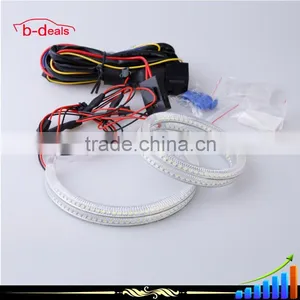 B-deals Hot Sell 131mm 106mm Angel Eyes Rings SET SMD LED for BMW E90 thumbnail-1