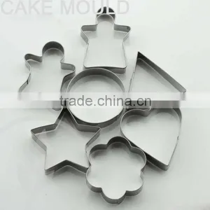 YangJiang Factory Manufature Food Grade Stainless Steel Different Shape Cake Cutter Mold thumbnail-1