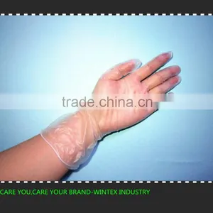9' Length Powder/Powder Free Cheap Disposable Vinyl Gloves thumbnail-1