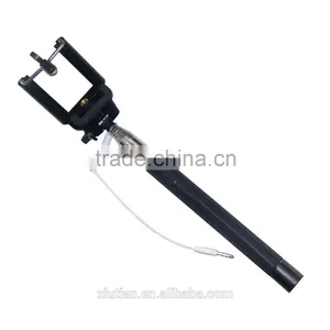 Good China Supplier Cable Take Pole Selfie Stick for IPhone and Andriod thumbnail-1