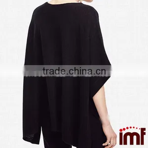 Women's Cashmere Topper Poncho thumbnail-1