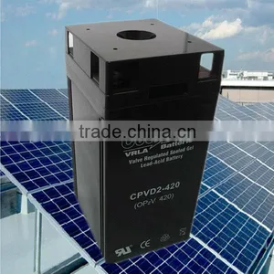2V Battery,Solar Battery,OPZV Battery,Tuber-Gel Battery 2V420AH thumbnail-1