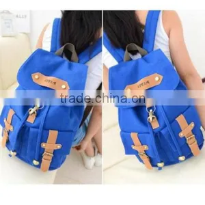 Hotsale Hot Promotion 2016 Women's Vintage Canvas Satchel Backpack Rucksack Shoulder School Bags For Teenagers Girls Backpacks thumbnail-4