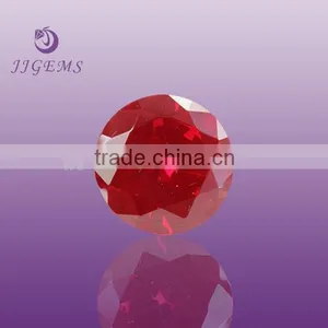 Round Ruby Factory Prices Loose Synthetic 5# Ruby Gemstone Prices thumbnail-5