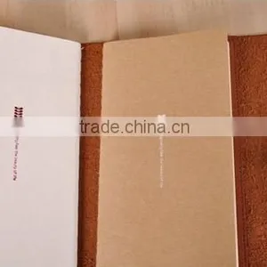 Factory Hot Sell Handmade Fashion Real Leather Notebook With Pen thumbnail-6