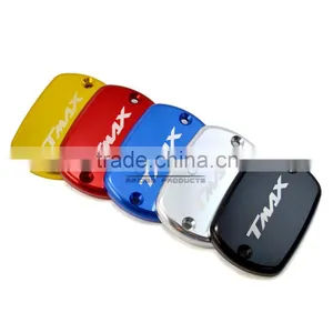 BJ-OC-006C New Arrival Red T-MAX 500 530 Motorcycle Front Brake Reservoir Fluid Cover Cap thumbnail-1