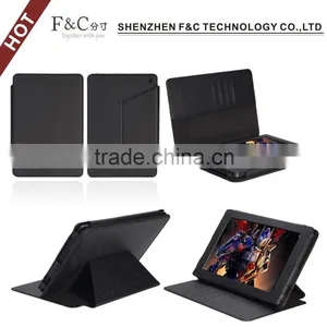 Ultra-thin PU Stand Case for Amazon Kindle Fire HD 7 Case for Kids thumbnail-1