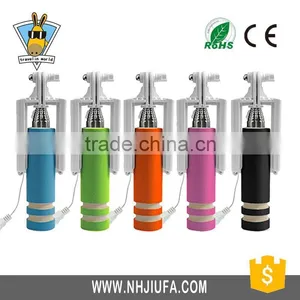 Wholesale Price Foldable Selfie Stick Wired Selfie-stick Wireless Remote Selfie Stick thumbnail-1