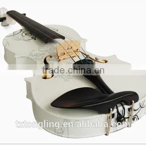 Nice White Color Flower Violin TL-1313 thumbnail-3