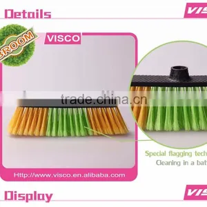 Bright Color Heavy Duty Plastic Broom,NO15B thumbnail-1