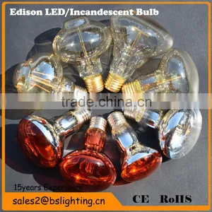 2015 New Product 2 4 6 8 E27/B22/E26/E14 100-240V LED Clear Glass Edison Bulb thumbnail-2