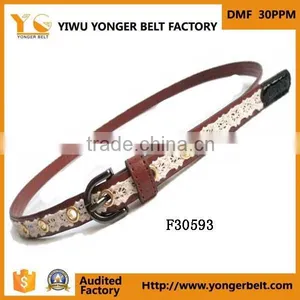 Skinny 1cm Fashion Alloy Waist Belt Wholesale Metal Women Belt thumbnail-2