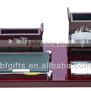 Wood Globe & Name Card & Pen Holder Office Stationary Desktop Set Gift-32 thumbnail-1