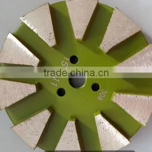 10 Segments Metal Stone Polishing Pad for Concrete thumbnail-1