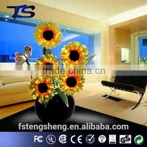 Indoor Decoration Wedding Supplies Illuminated Fiber Optic Sunflower thumbnail-1
