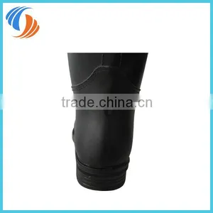 Women's New Stylish PVC Solid Waterproof Boots Hight Tube Rain Boots thumbnail-2