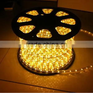 Festalight 100% Copper Wire Outdoor Christmas Decorations Holiday 50 Meter per Roll Round Led Light Rope 2 Wire China thumbnail-2