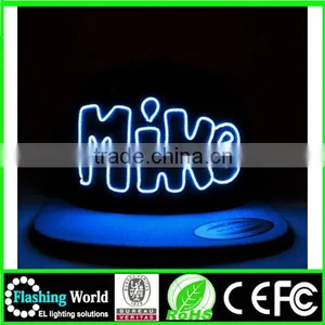 Cool Flashing Durable Modeling Led Embroidery Hat thumbnail-6