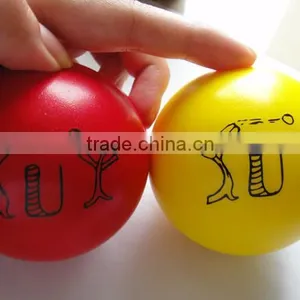 Partypro 2016 New Hot Sale PU FOAM Colorful Logo Print Foam Ball thumbnail-3