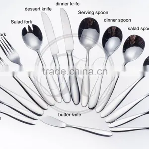 Stainless Flatware, Used Hotel Cutlery, Hotel Cutlery Set thumbnail-6