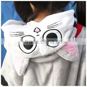 Wholesale Children's Winter Night Owl Flannel Onesie/Unisex Kids Fleece Jumpsuit/Students' Cosplay Costume thumbnail-2
