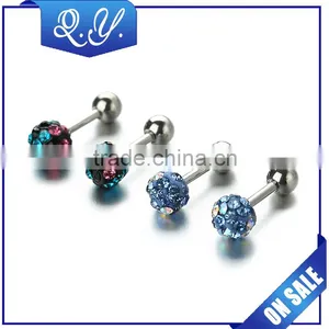 Girl Earring Cute Design Mixed Color Cheap Crystal Gift Items Ear Studs for Girls thumbnail-4