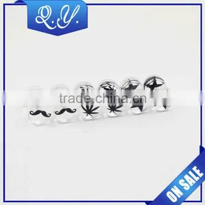 Wholesale Earrings Costume Jewelry Fashionable Design Charming Acrylic Barbell Ear Studs thumbnail-2
