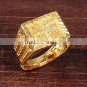 2016 Chinese Culture Big Ring Designs for Men 24k Gold Ring for Souvenirs Quality Choice thumbnail-2